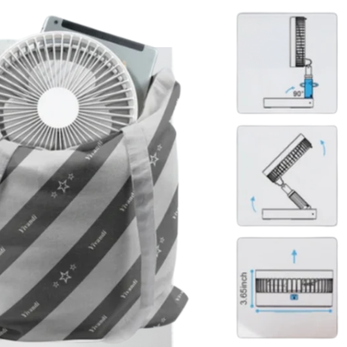 Ventilateur blanc+ sac de transport