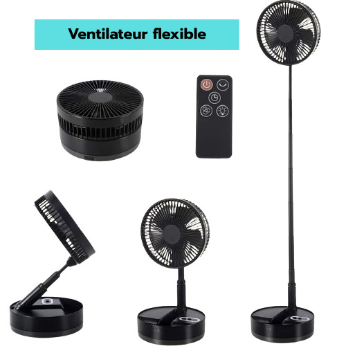 Ventilateur noir+ sac de transport