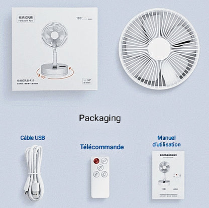 Ventilateur Portable Rechargeable | 33h | Ultra Silencieux |
