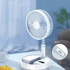 Ventilateur rechargeable blanc